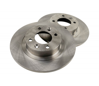 Невентилируемые задние тормозные диски РусТорм R15 без насечек и перфорации для Веста Кросс, Иксрей Кросс