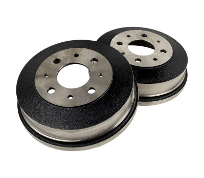 Тормозные задние чугунные барабаны РусТорм для Гранта, Калина, Калина 2, Приора, ВАЗ 2108-21099, 2110-2112, 2113-2115