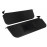 Черные солнцезащитные козырьки с закрывающимся зеркалом для ВАЗ 2101-2107