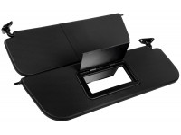 Черные солнцезащитные козырьки с закрывающимся зеркалом для ВАЗ 2101-2107 Черные солнцезащитные козырьки с закрывающимся зеркалом для ВАЗ 2101-2107
