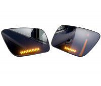 Комплект зеркальных элементов (стекол) Sem-Ali с индикатором повторителя поворотов и обогревом для Приора, Приора 2 с зеркалами образца SE Комплект зеркальных элементов (стекол) Sem-Ali с индикатором повторителя поворотов и обогревом для Приора, Приора 2 с зеркалами образца SE