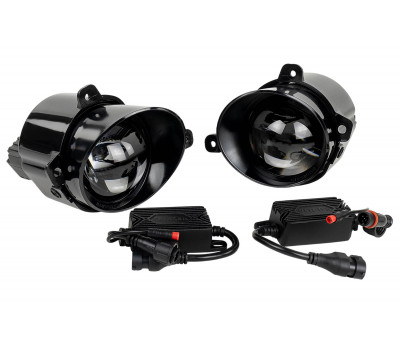 Диодные ПТФ Sal-Man 120W 32000lux с защитой от перегрева и запотевания для Гранта 2011-2017 года, Калина 2004-2011 года, Калина 2 2013-2018 года, Ларгус 2012-2020 года, Датсун 2014-2019 года, УАЗ Патриот