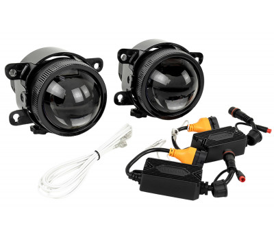 Диодные ПТФ Sal-Man 120W 32000lux (ближний, дальний) с защитой от перегрева и запотевания для Веста 2015-2021 года, Гранта FL, Иксрей, Искра, Ларгус FL, Нива Урбан, Нива Тревел 2021-2025 года, Рено