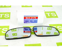 Комплект зеркальных элементов (стекол) Salina с обогревом и нейтральным антибликом Лопух образца от 2011 года ДААЗ для Приора