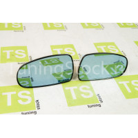 Комплект зеркальных элементов (стекол) Salina старого образца с обогревом и голубым антибликом для Калина