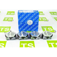 Поршни безвтыковые 82,0 мм с пальцами и кольцами СТК для двигателя 21116