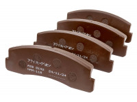 Тормозные колодки передние Allied Nippon для 4х4, Нива Легенд, Нива Тревел, Шевроле Нива