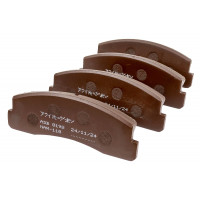 Тормозные колодки передние Allied Nippon для 4х4, Нива Легенд, Нива Тревел, Шевроле Нива