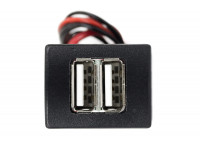 USB зарядка на 2 слота вместо заглушки кнопки для Приора, Гранта FL, Гранта, Калина 2