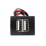 USB зарядка на 2 слота вместо заглушки кнопки для Приора, Гранта FL, Гранта, Калина 2