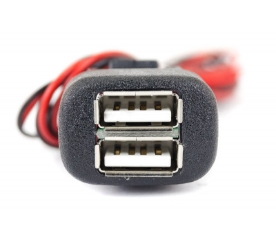 USB зарядка на 2 слота для ВАЗ 2108-21099, 2113-2115, Калина, Нива 4х4 21213, 21214, 2131, Шевроле Нива