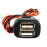 USB зарядка на 2 слота вместо заглушки кнопки для ВАЗ 2108-21099, 2113-2115, Калина, Нива 4х4 21213, 21214, 2131, Шевроле Нива
