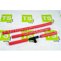 Патрубки печки армированный каучук красные для ВАЗ 2110 Патрубки печки армированный каучук красные для ВАЗ 2110