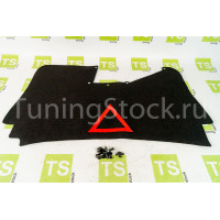 Обивка крышки багажника (ковролин) с аварийным знаком для Приора седан Обивка крышки багажника (ковролин) с аварийным знаком для Приора седан