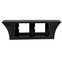 Гнездо-вставка в тоннель пола под дополнительные кнопки для Датсун, Калина 2, Гранта