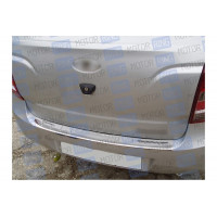 Накладка на задний бампер Лада Гранта Седан, хромированная с надписью