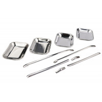 Хромированные накладки ручек дверей из металла для ВАЗ 2113-2115, 2108-21099