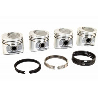 Поршни СТК 76,4 мм с пальцами и кольцами для ВАЗ 2101-2107 с двигателями ВАЗ 2101, 2103, 2104