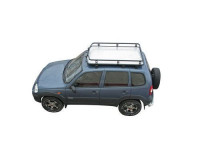 Багажник на крышу ТехноСфера Трофи с алюминиевым листом для Шевроле/Лада Нива 2123, Нива Тревел