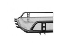 Багажник на крышу Трофи с алюминиевым листом без поперечин на место крепления рейлингов для Шевроле/Лада Нива 2123, Нива Тревел