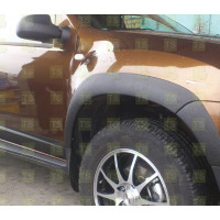 Накладки на крылья Рено Дастер рестайлинг Накладки на крылья Рено Дастер рестайлинг