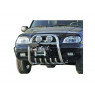 Защита переда ТехноСфера под лебедку на Шевроле Нива