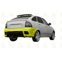 Бампер задний Лекс на Приора хэтчбек