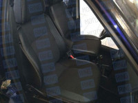 Обивка сидений (не чехлы), экокожа с тканью на Лада Приора 2 седан