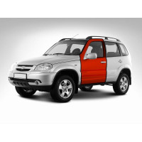 Передняя левая дверь нового образца рестайлинг после 2009 года для Шевроле/Лада Нива 2123 Передняя левая дверь нового образца рестайлинг после 2009 года для Шевроле/Лада Нива 2123