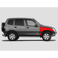 Переднее правое крыло старого образца  до рестайлинга 2009 года для Шевроле Нива