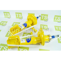 Передние стойки Damp с занижением 50 мм в сборе на Приора