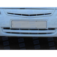 Нижняя решетка переднего бампера нового образца Стелс для Приора 2 Нижняя решетка переднего бампера нового образца Стелс для Приора 2