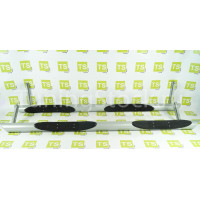 Пороги ТехноСфера Труба Люкс с проступью на Нива 4х4 2131