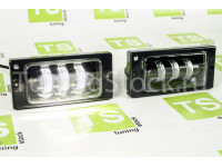 Диодные LED противотуманные фары Sal-Man 3 полосы 30W на ВАЗ 2110-2112, 2113-2115, Шевроле Нива до рестайлинга 2009 года
