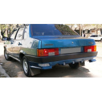 Широкая накладка заднего бампера с диффузором для ВАЗ 21099 Широкая накладка заднего бампера с диффузором для ВАЗ 21099