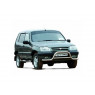 Защита переда ТехноСфера Нержавейка Волна d63,5 на Шевроле Нива