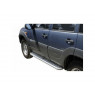 Пороги с алюминиевым листом ТехноСфера для Шевроле/Лада Нива 2123, Нива Тревел